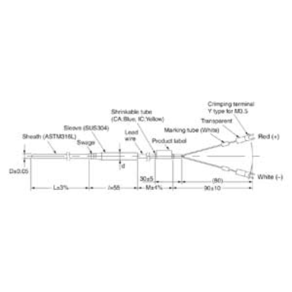 Ảnh của Cảm biến nhiệt độ, độ ẩm Omron E52-CA35AY D=8 NETU 4M