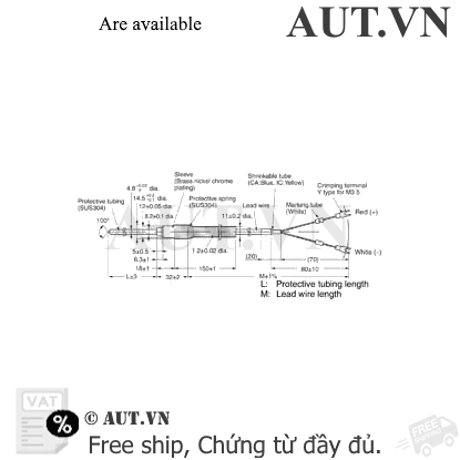 Ảnh của Cảm biến nhiệt độ Omron E52-CA6ASY 1M