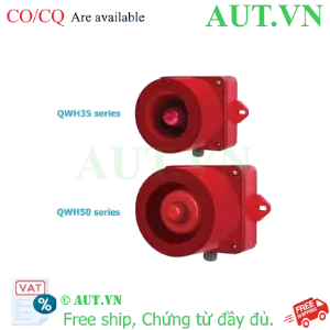 Ảnh của Còi Báo Điện Tử Qlight QWH35SD-12/24-LC - 31 Giai Điệu, 115dB, Hỗ Trợ Thẻ SD