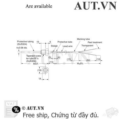 Ảnh của Cảm biến nhiệt độ Omron E52-THE6D 0-100 4M