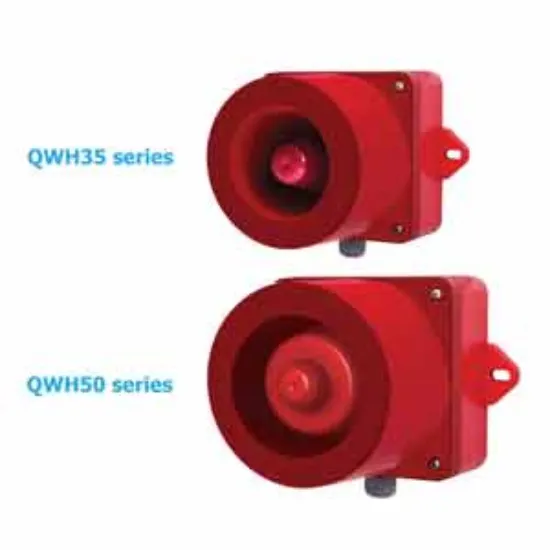 Ảnh của Còi Báo Điện Tử Qlight QWH35SD-110/220 | 115dB, 31 Giai Điệu & Thẻ SD | IP66 - AUT VN