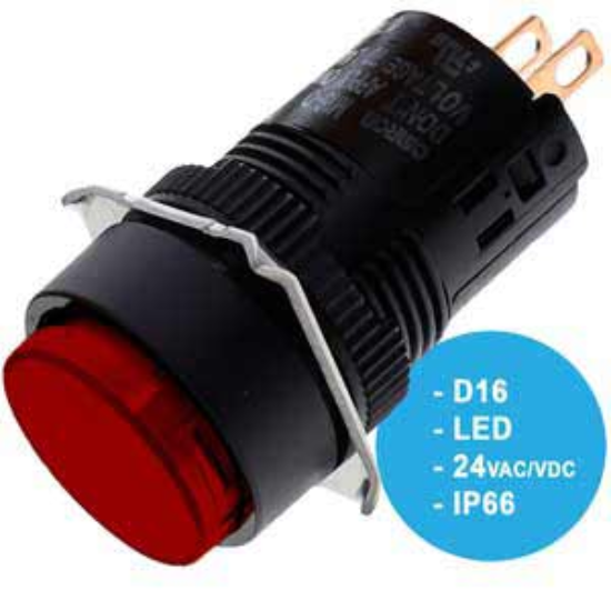 Ảnh của Công tắc nút nhấn Omron M165-TR-24D