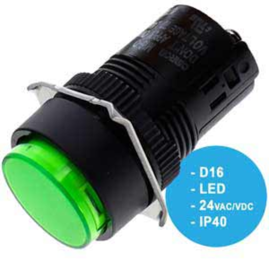 Ảnh của Công tắc nút nhấn Omron M16-TG-24D-S