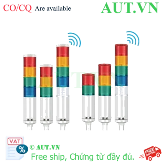 Ảnh của Đèn tháp kết nối không dây Qlight QTGA70LF-WIZ-4-110/220-RAGB