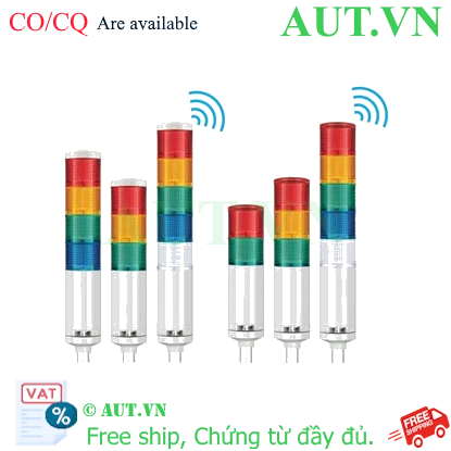 Ảnh của Đèn tháp kết nối không dây Qlight QTGA70L-WIZ-BZ-1-12-R