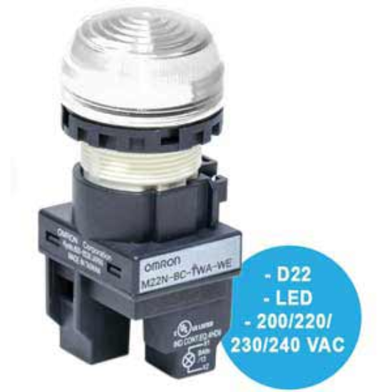 Ảnh của Công tắc nút nhấn Omron M22N-BG-TWA-WE