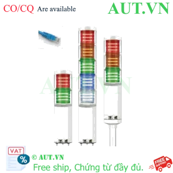Ảnh của Đèn tháp kết nối mạng LAN Qlight QTC60ML-ETN-BZ-2-12-RG