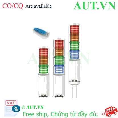 Ảnh của Đèn tháp kết nối mạng LAN Qlight QTC70L-ETN-BZ-3-24-RAG-QLA24