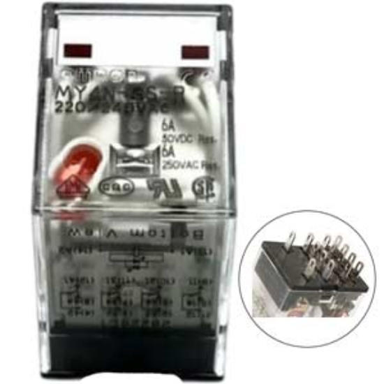 Ảnh của Rơ le trung gian Omron MY4N-GS-R AC220/240