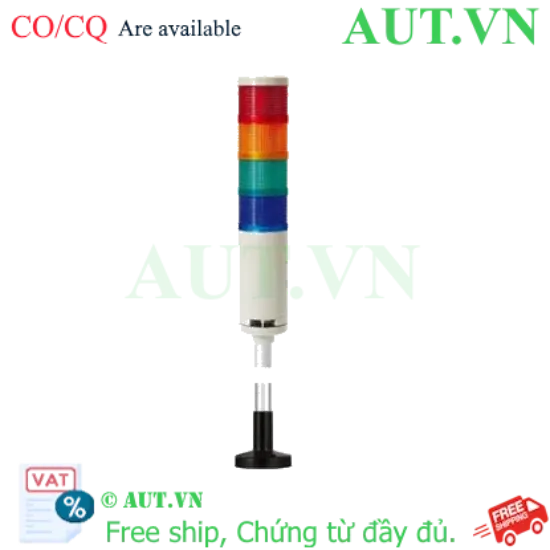 Ảnh của Đèn tháp kết nối mạng LAN Qlight QTG70L-ETN-BZ-4-110/220-RAGB-QZ24