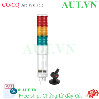 Ảnh của Đèn tháp kết nối mạng LAN Qlight ST45L-ETN-WM-3-24-RAG-QLA18