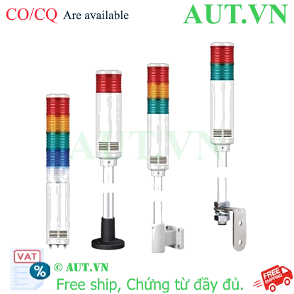 Ảnh của Đèn tháp kết nối mạng LAN Qlight ST56MEL-ETN-WM-5-110-RAGBW