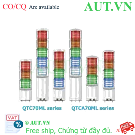 Ảnh của Đèn tháp Qlight QTC70ML-BZ-5-12-RAGBW