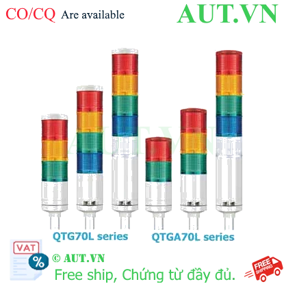 Ảnh của Đèn tháp Qlight QTG70LF-BZ-4-110/220-RAGB-QZ24