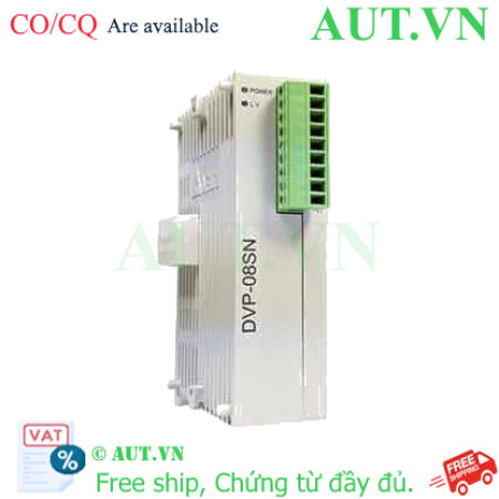 Ảnh của Mô đun mở rộng PLC Delta DVP08SN11R: 8 Ngõ ra Relay, 24VDC, Chuẩn DIN-rail - Chính hãng AUT VN