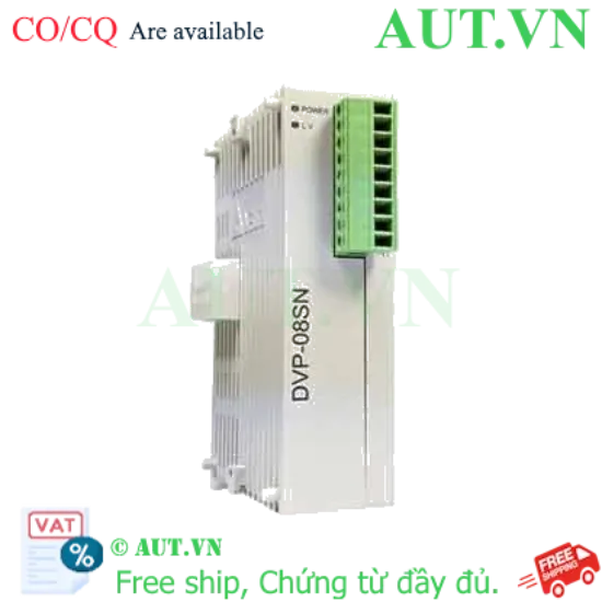 Ảnh của Mô đun mở rộng PLC Delta DVP08SN11R | 8 Ngõ ra Relay, 24VDC | AUT VN