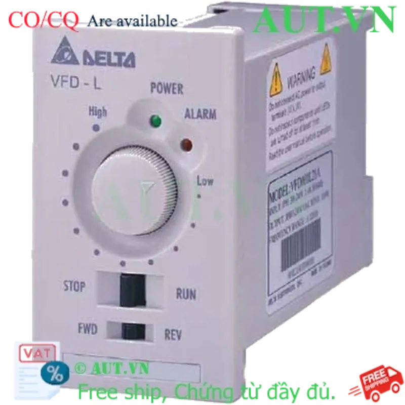 Ảnh của Biến tần AC dễ dùng với hiệu năng cao DELTA VFD001L11A 