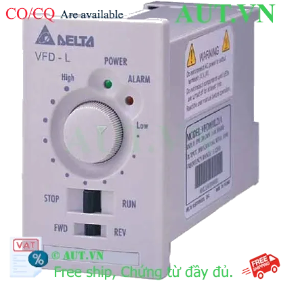 Ảnh của Biến tần AC dễ dùng với hiệu năng cao DELTA VFD001L21A 