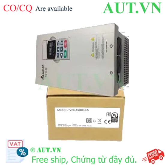 Ảnh của Biến tần thân thiện người dùng DELTA VFD450B43A 