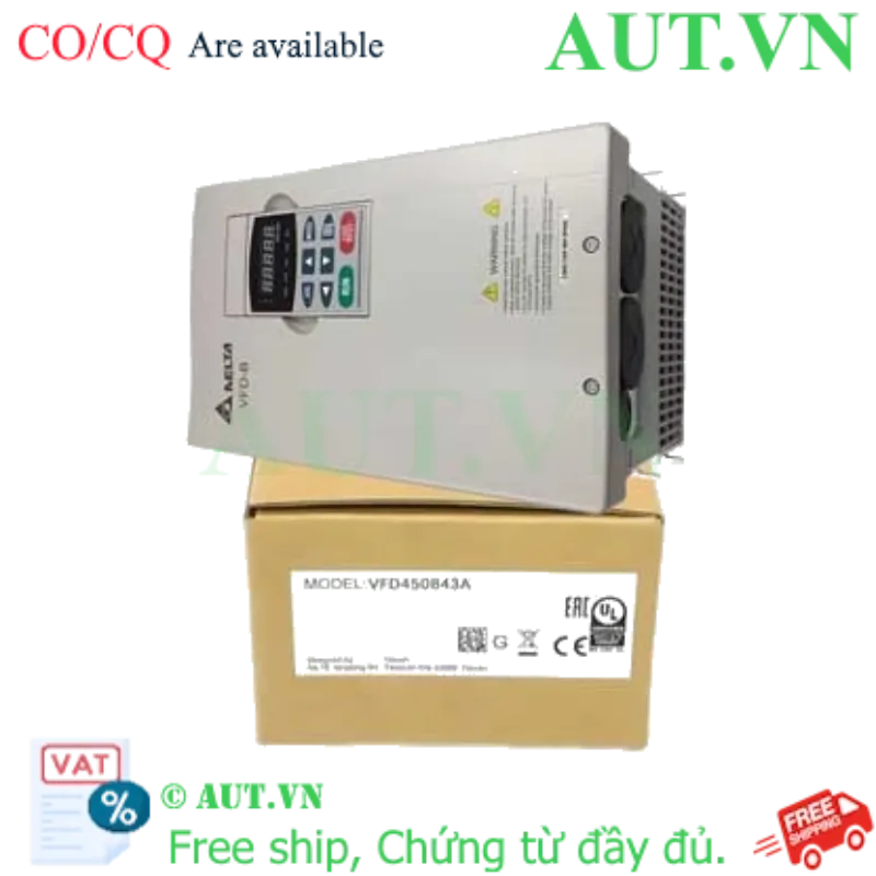 Ảnh của Biến tần thân thiện người dùng DELTA VFD450B43A 