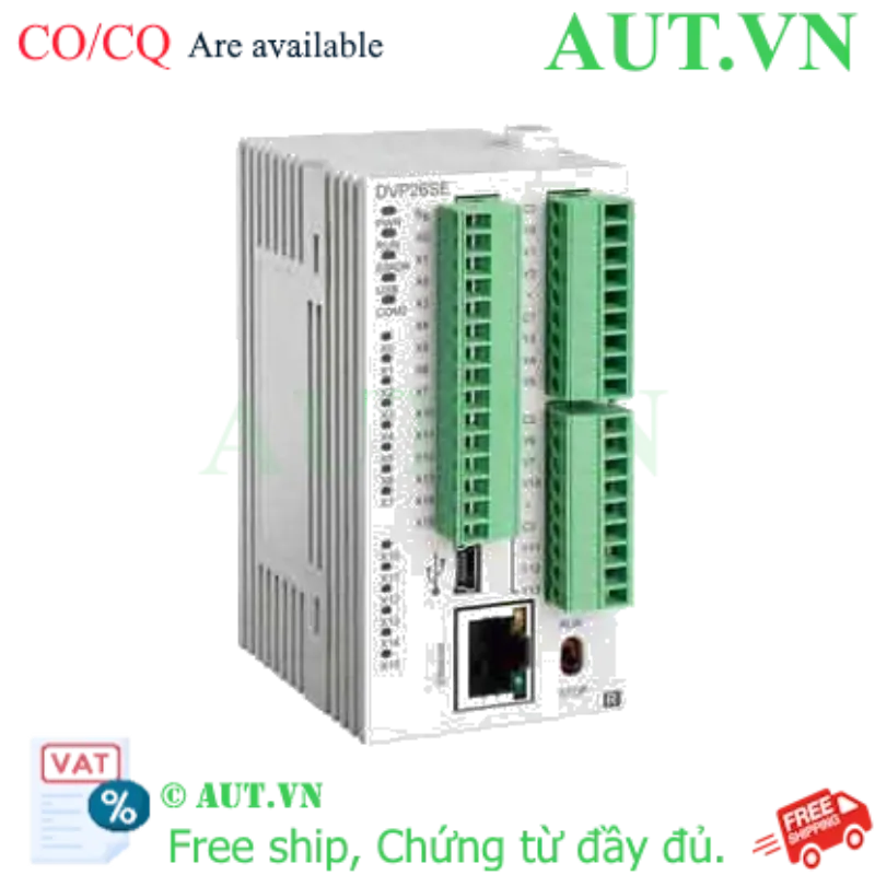 Ảnh của PLC mỏng hỗ trợ truyền thông ethernet DELTA DVP26SE11R 