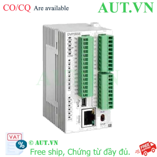 Ảnh của PLC mỏng hỗ trợ truyền thông ethernet DELTA DVP26SE11T 