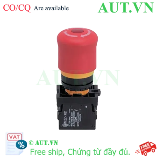 Ảnh của Nút Dừng Khẩn Cấp IFM E7007S Có Đèn LED | 2 Tiếp Điểm NC | Chuẩn IP67