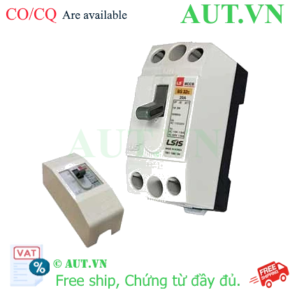Ảnh của Aptomat khối (MCCB) BS32c 20A LS - 2P - 20A - 1.5kA