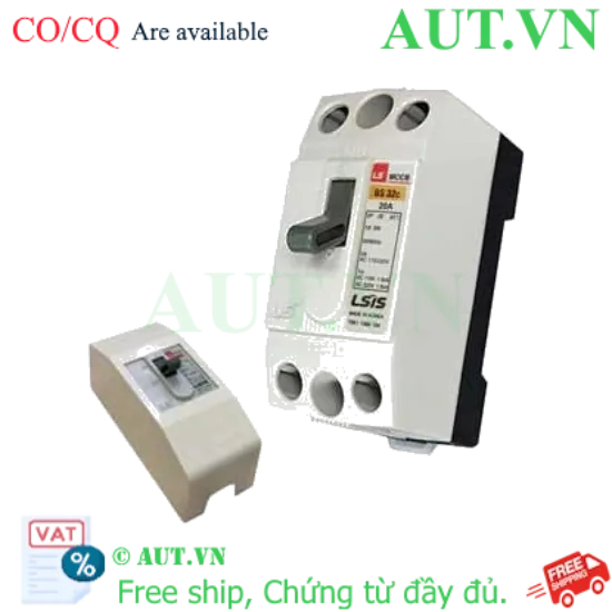 Ảnh của Aptomat khối (MCCB) BS32c 20A LS - 2P - 20A - 1.5kA