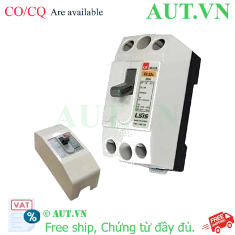 Ảnh của Aptomat khối (MCCB) BS32c 20A LS - 2P - 20A - 1.5kA
