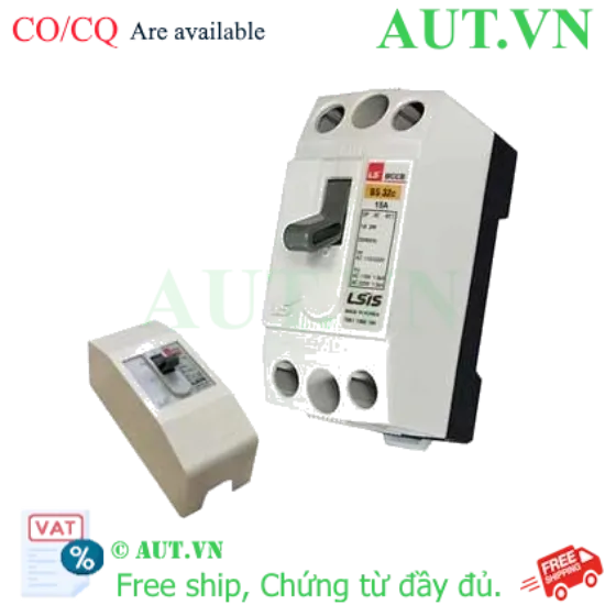 Ảnh của Aptomat khối (MCCB) BS32c 15A LS - 2P - 15A - 1.5kA