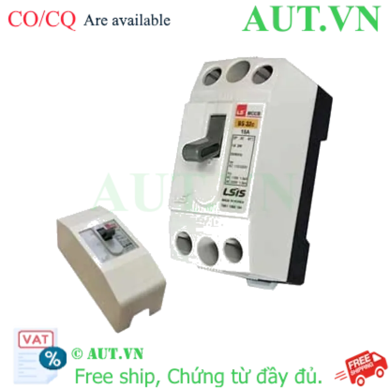 Ảnh của Aptomat khối (MCCB) BS32c 15A LS - 2P - 15A - 1.5kA