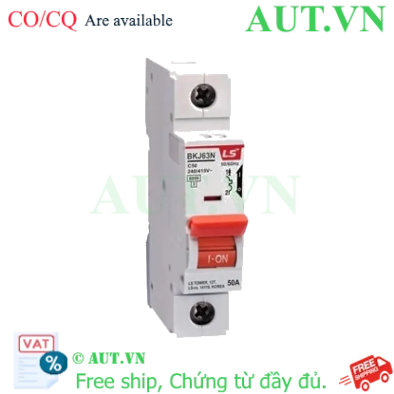 Ảnh của Aptomat cài LS BKJ63N 1P C50A 6kA