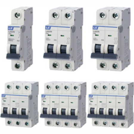 Ảnh của Aptomat cài MCB khung 63AF LS LA63N 2P C6A 