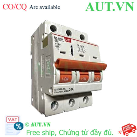 Ảnh của Aptomat cài LS BKJ63N 3P C20A 6kA