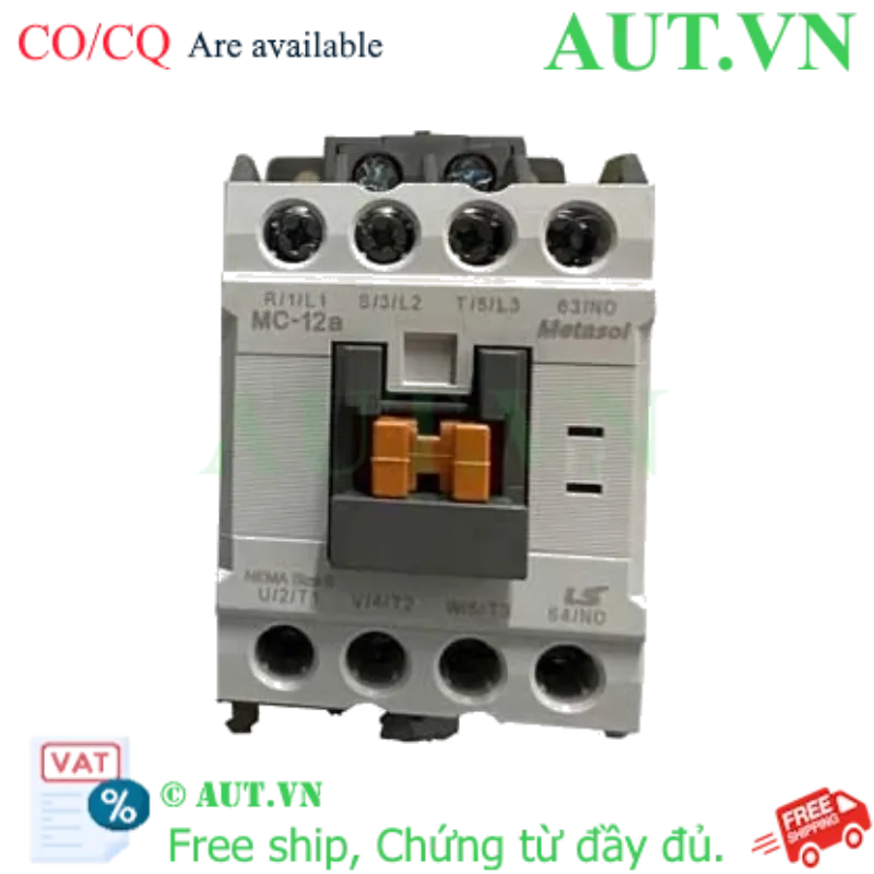 Ảnh của Công tắc tơ 3 pha LS MC-12a 24VAC 12A 5.5kW 1NO