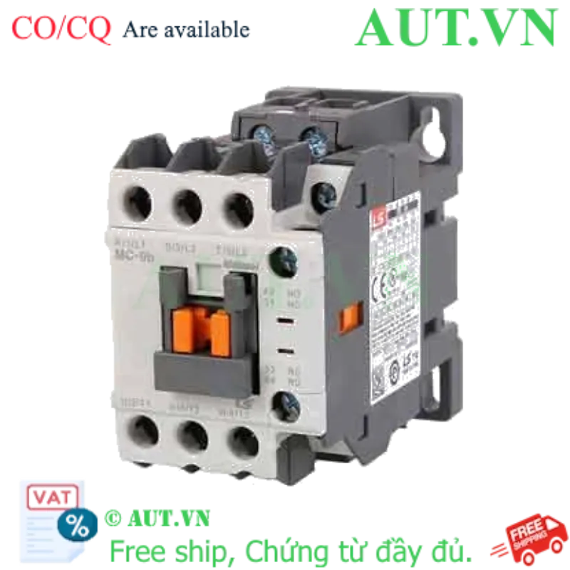 Ảnh của Công tắc tơ 3 pha LS MC-9b 110VAC 9A 4kW 1NO+1NC