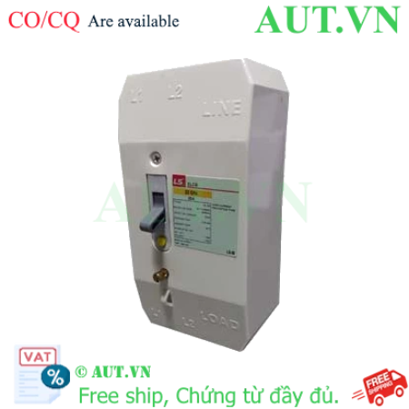 Ảnh của Aptomat khối chống giật 2 cực LS 32GRc 20A 15mA .