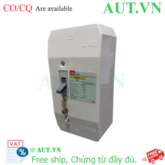 Ảnh của Aptomat khối chống giật 2 cực LS 32GRc 20A 15mA .
