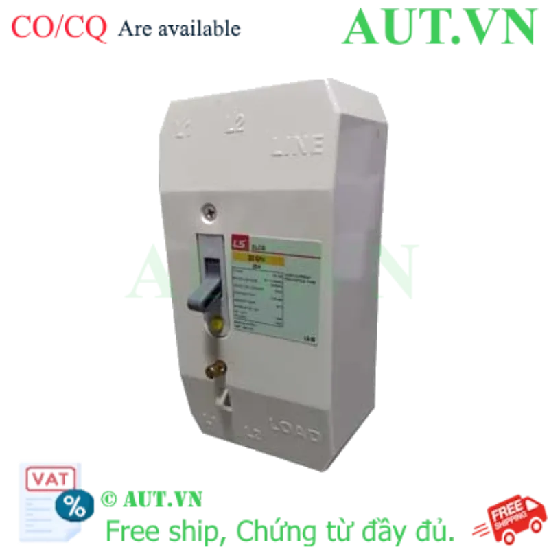 Ảnh của Aptomat khối chống giật 2 cực LS 32GRc 20A 15mA .