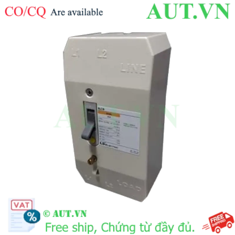 Ảnh của Aptomat khối chống giật 2 cực LS 32GRc 30A 15mA .