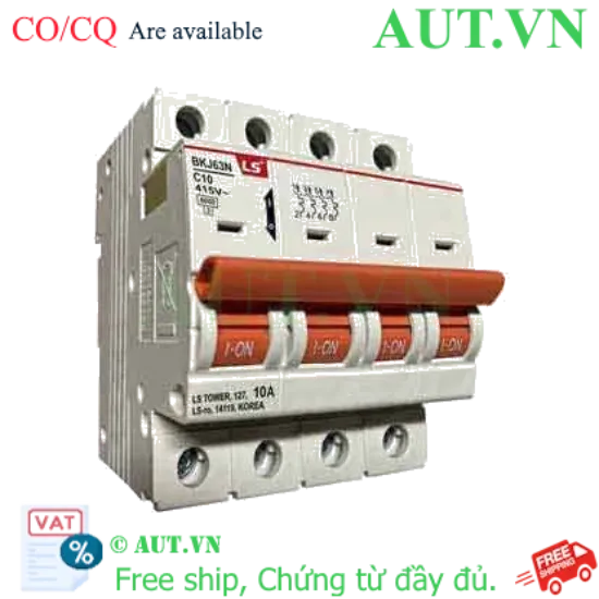 Ảnh của Aptomat cài LS BKJ63N 4P C10A 6kA