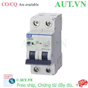 Ảnh của Aptomat chống giật dòng ngắn mạch 6kA LS LB63N 1P+N C32 30mA AC-TYPE 