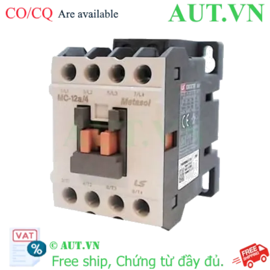 Ảnh của Công tắc tơ 4 cực (4NO) LS MC-12a/4 48VAC 12A 5.5kW