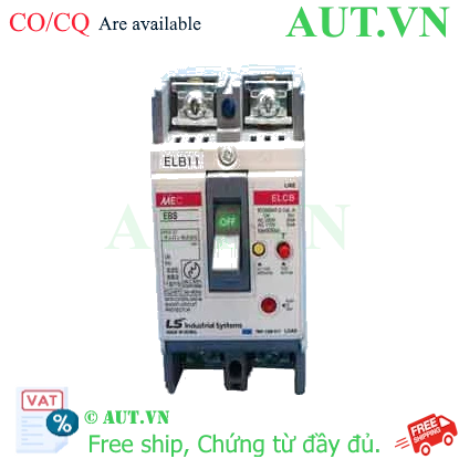 Ảnh của Aptomat khối chống giật 2 cực LS EBS32Fb 30A 15mA .