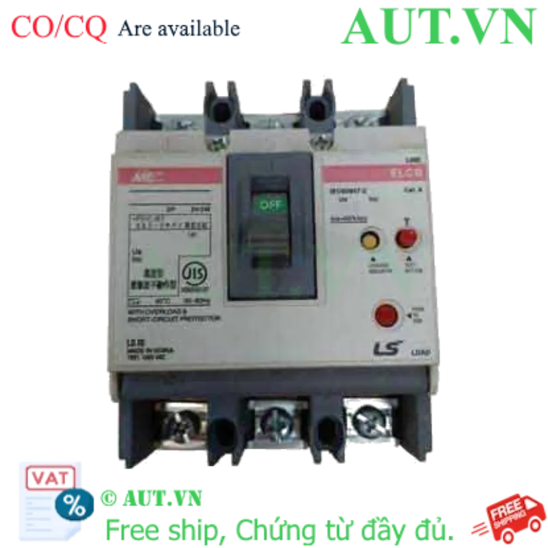 Ảnh của Cầu dao chống giật ELCB LS EBS33Fb 5A 30mA, 3P, 2.5kA