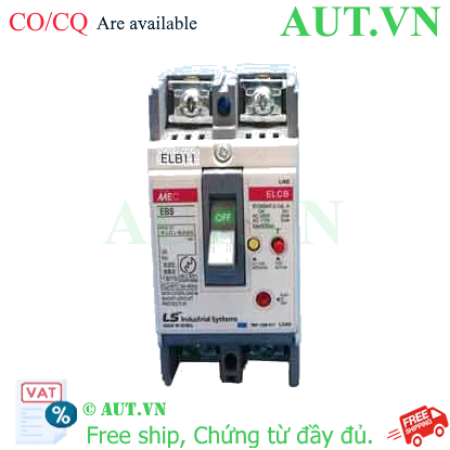 Ảnh của Aptomat khối chống giật 2 cực LS EBS52Fb 5A 15mA .