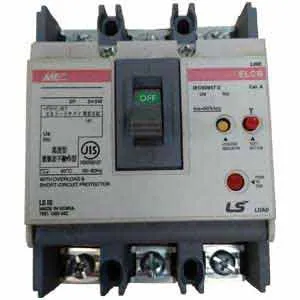 Ảnh của Aptomat khối chống giật 3 pha (ELCB) LS EBS53Fb 20A 100mA 2.5kA