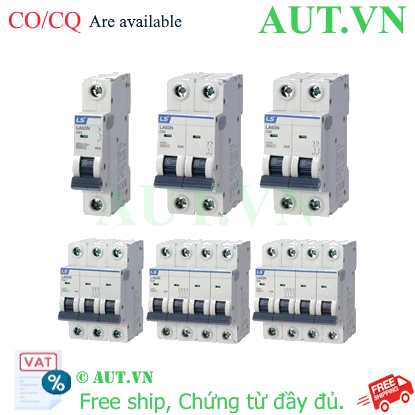 Ảnh của Aptomat cài MCB khung 63AF LS LA63H 4P C63A 