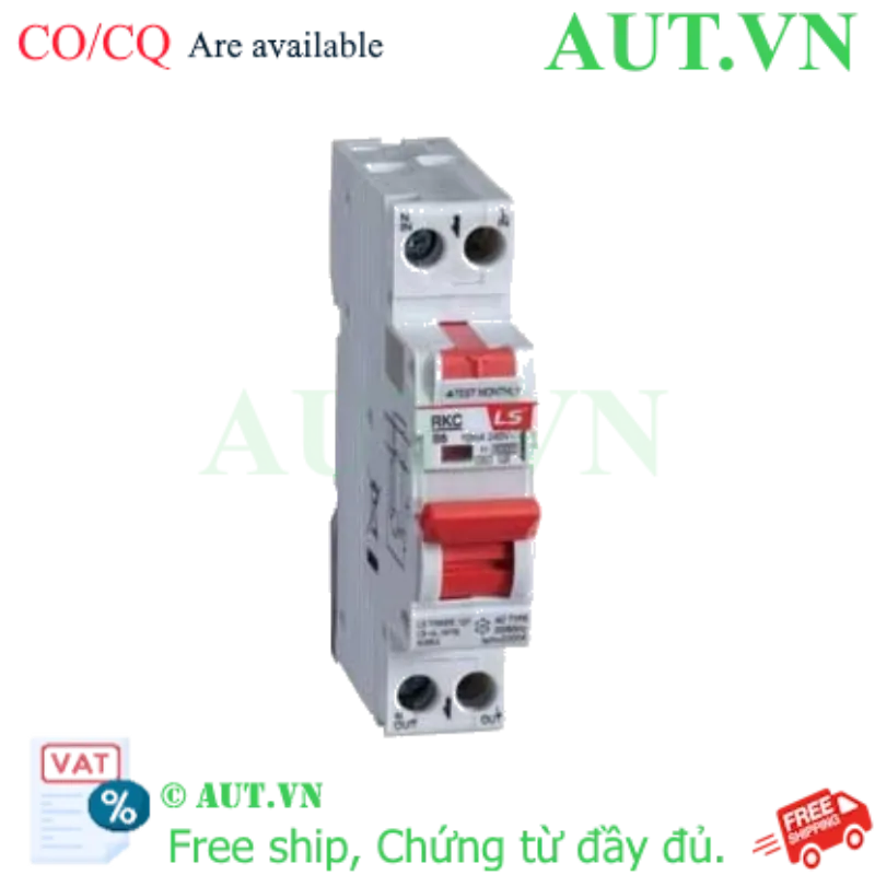 Ảnh của Aptomat chống giật, quá tải (RCBO) LS RKC 1P+N C16A 30mA 6kA 6kA